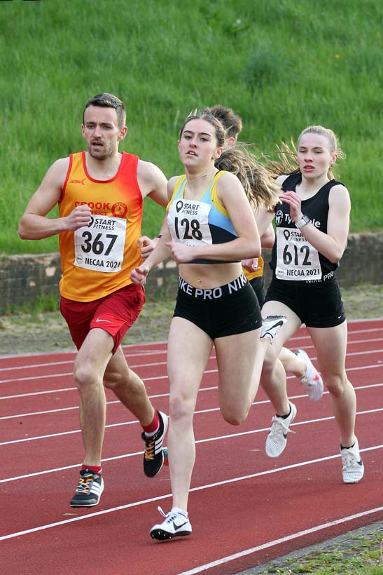 800 metres, 2021 North East Grand Prix No. 2, Monkton, Wednesday, May 19th. Photo: David T. Hewitson/Sports for All Pics